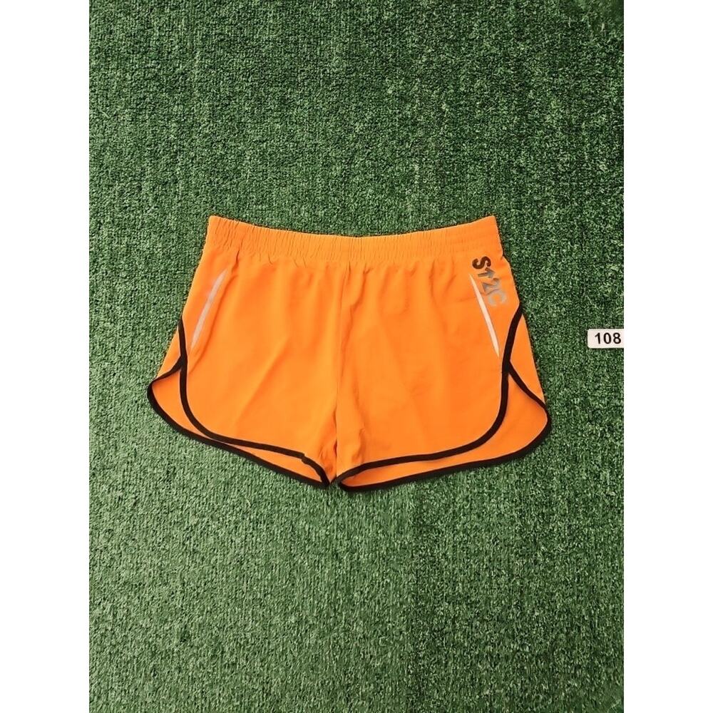 K. Swiss Shorts Women's Orange Lined Running Shorts Size M